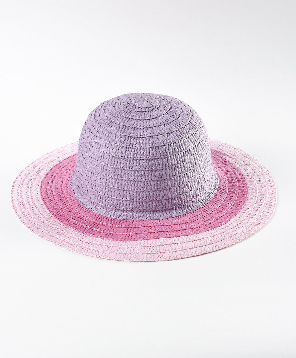 Sombrero ni&ntilde;a tonos lilas