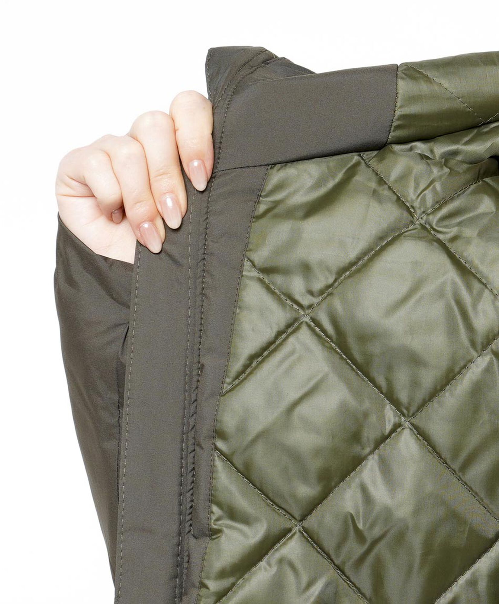 Parka mujer larga lisa verde Parka mujer larga lisa verde