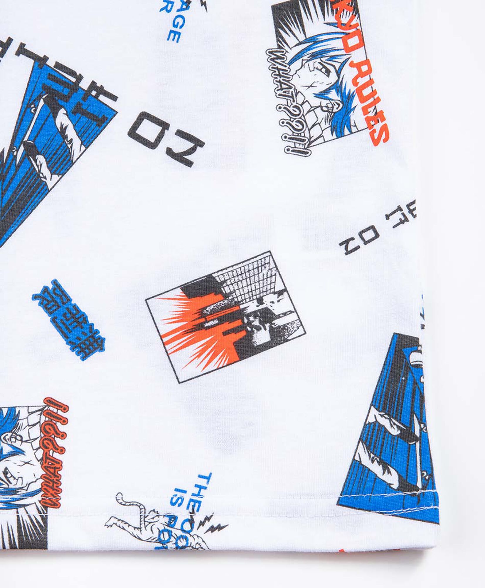 Polera niño blanca dibujos Polera niño blanca dibujos