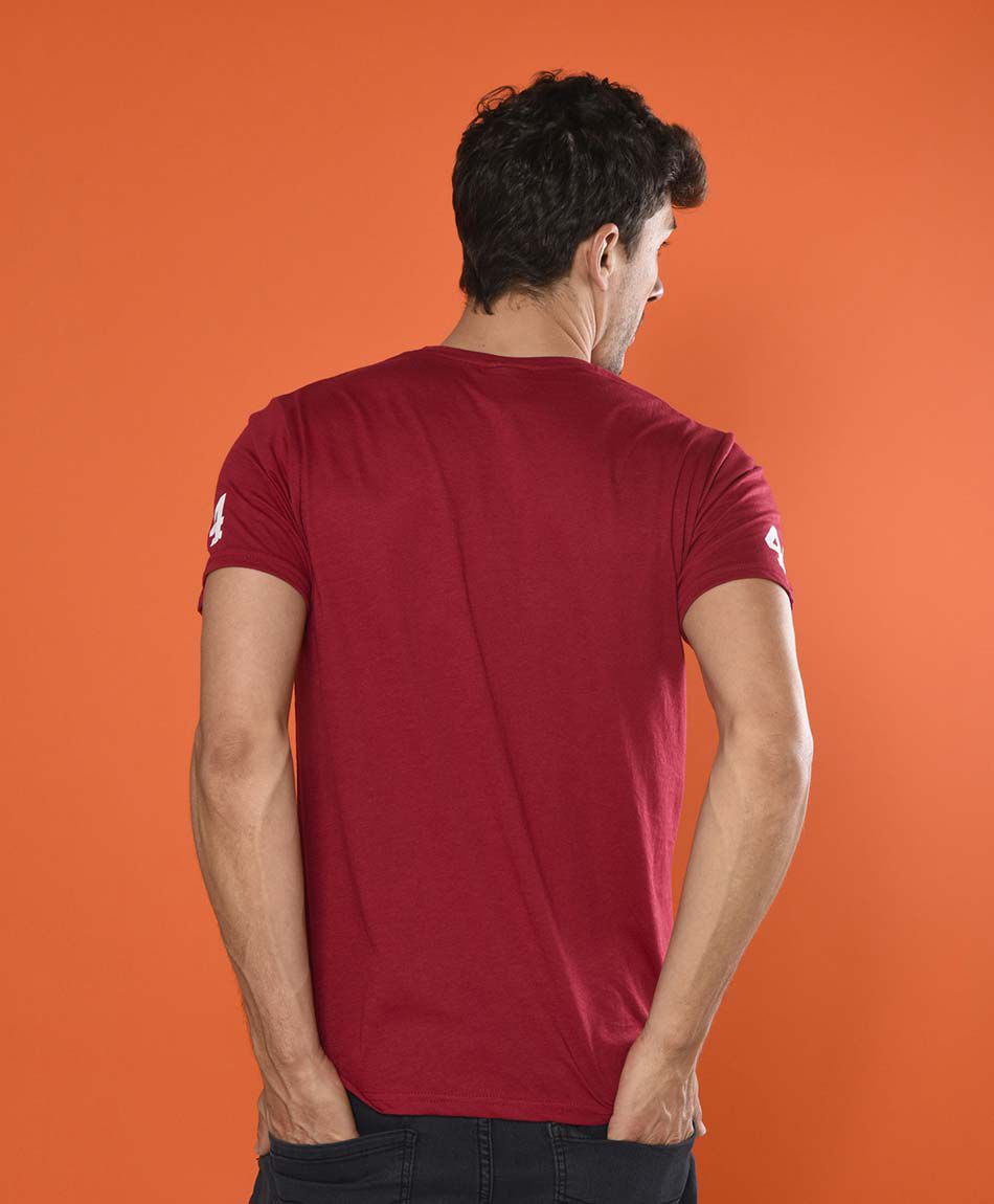 Polera manga corta cuello redondo