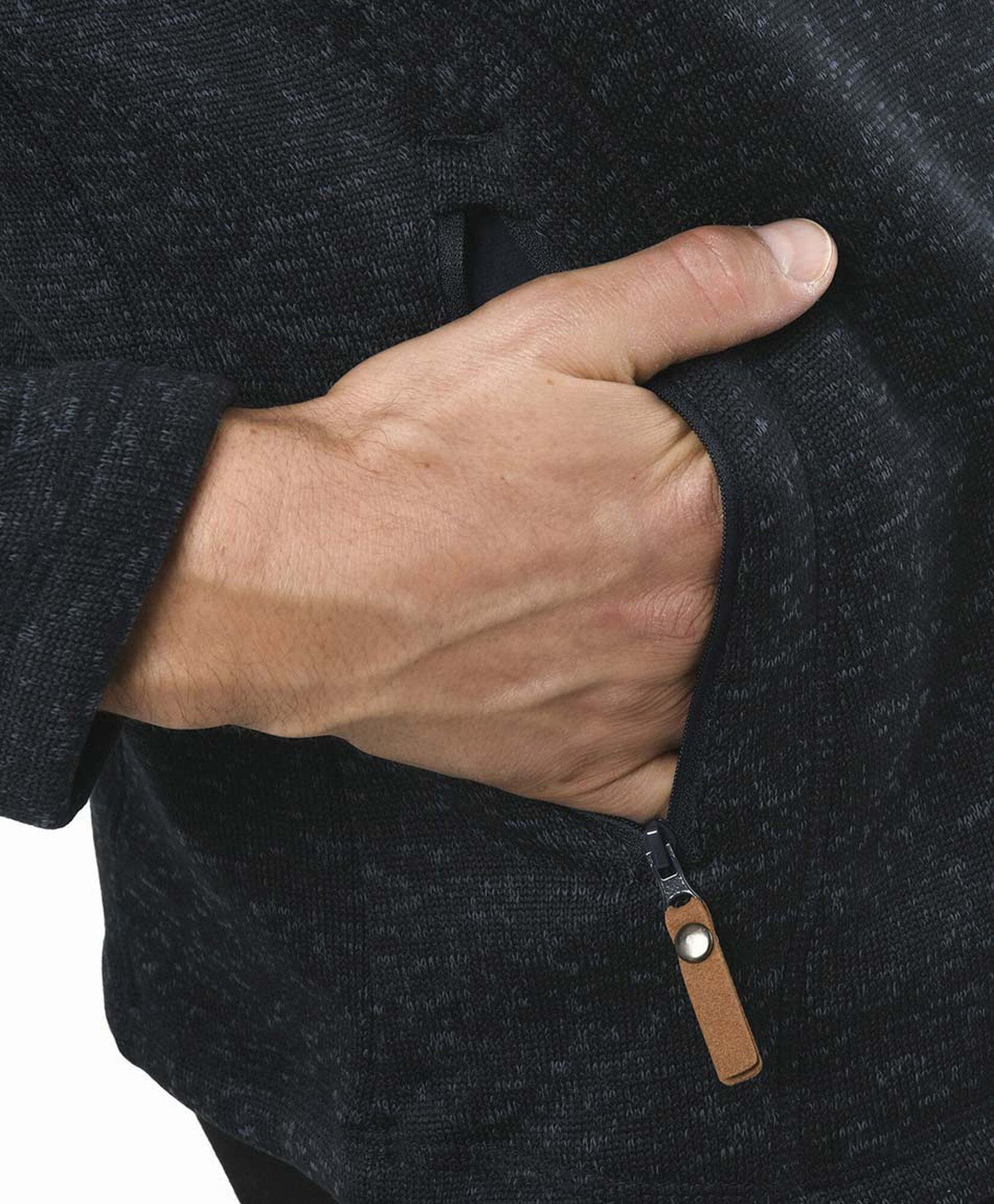 Chaqueta deportiva hombre jaspeada Chaqueta deportiva hombre jaspeada