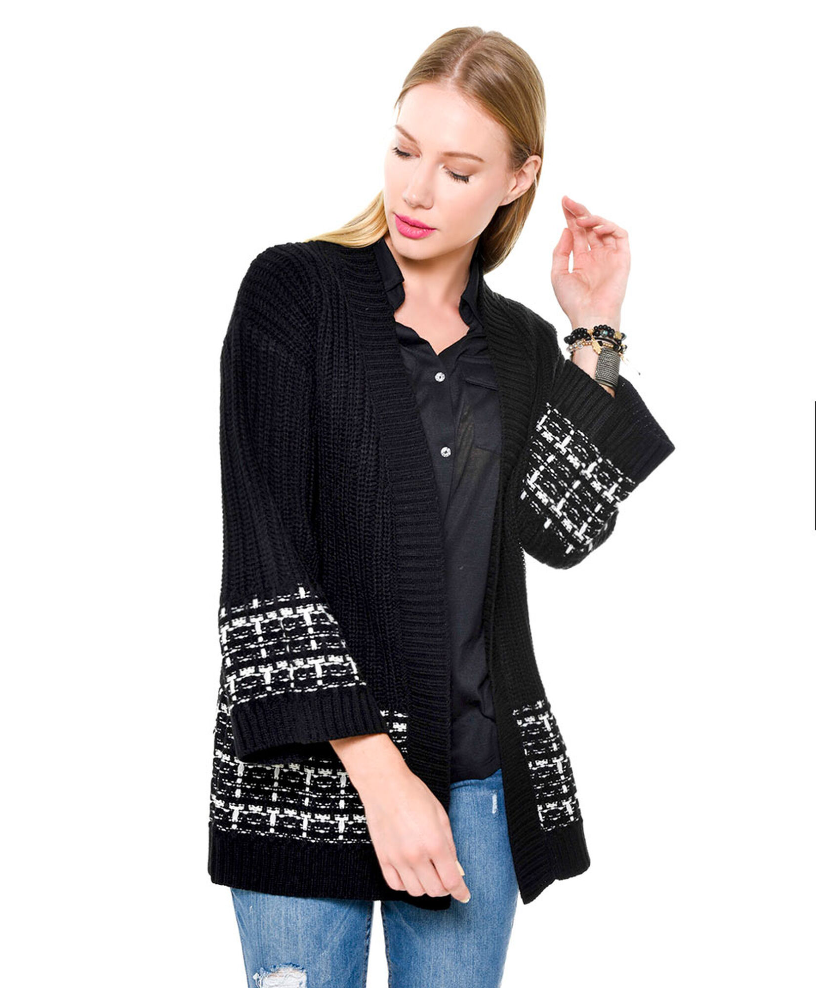 Cardigan jacquard Cardigan jacquard