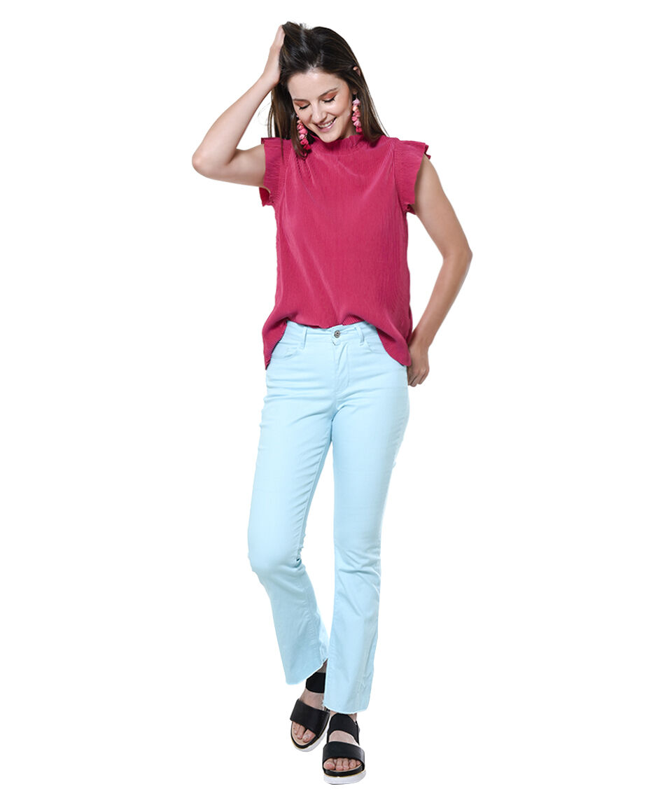 Pantalon tiro alto