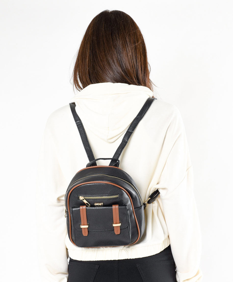 Mochila mujer detalles caf&eacute;