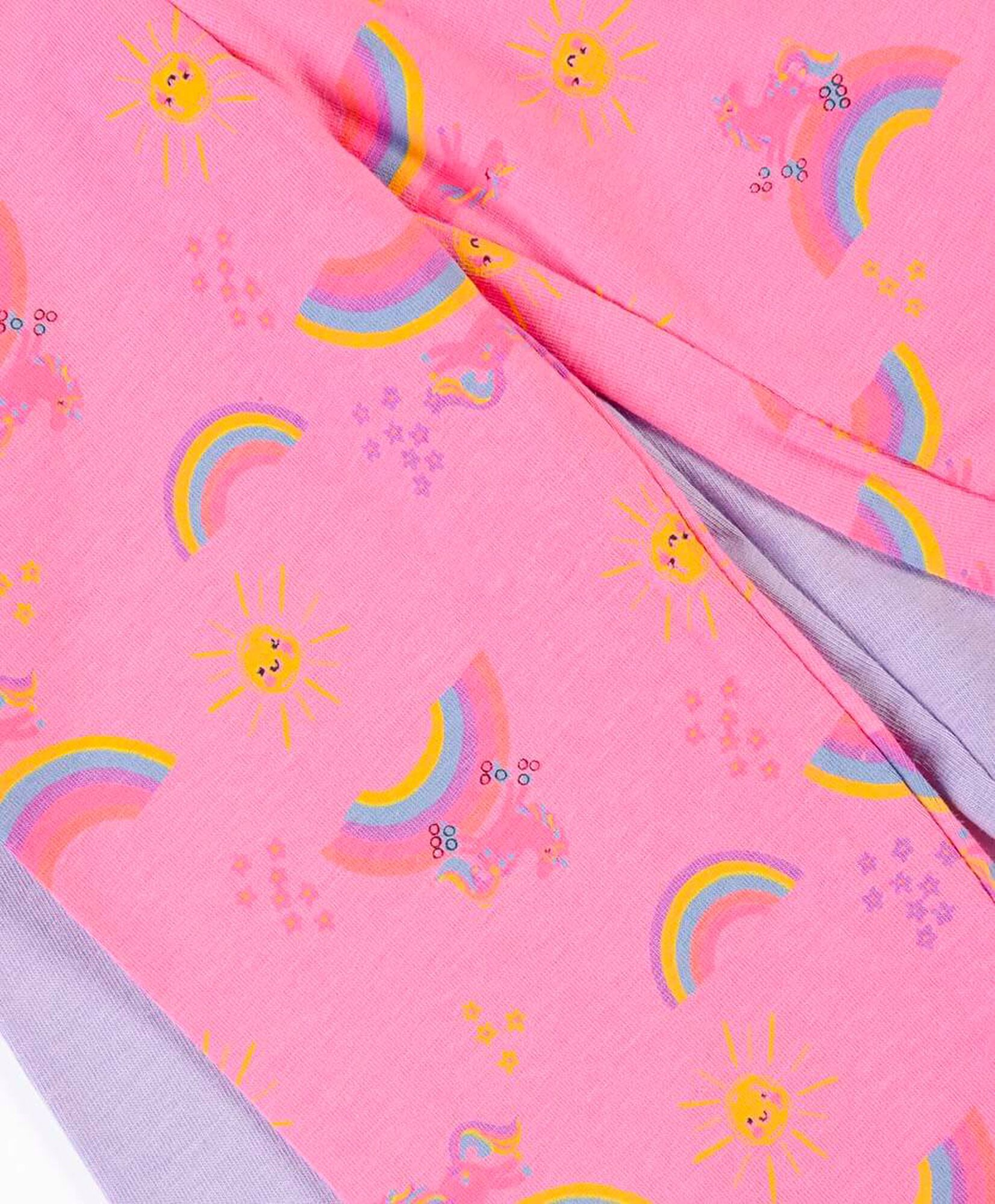 Pack 2 leggins bebé arcoiris y lila Pack 2 leggins bebé arcoiris y lila