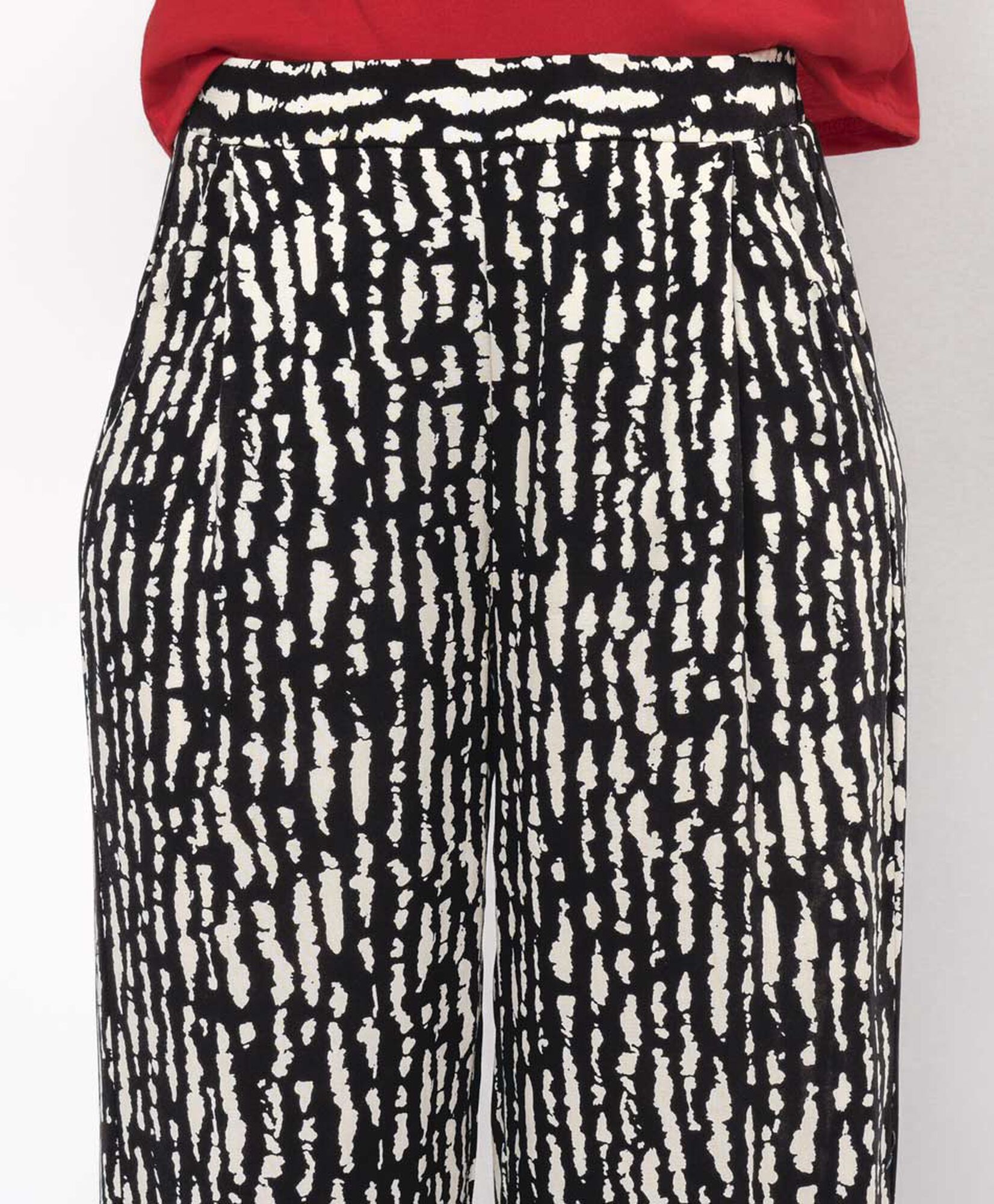 Pantalón mujer estampado bicolor Pantalón mujer estampado bicolor