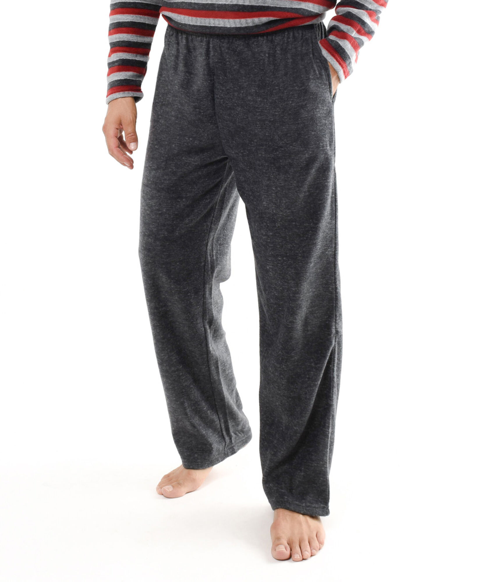 Pijama hombre polar líneas rojo Pijama hombre polar líneas rojo