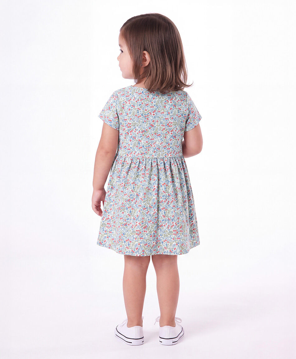 Vestido beb&eacute; cerezas flores