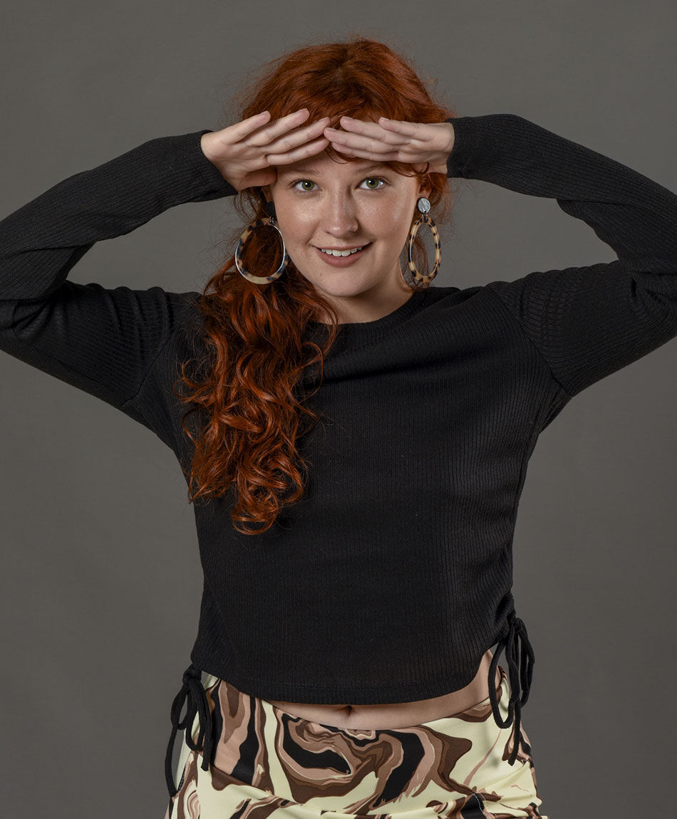 Polera lazo ajustable