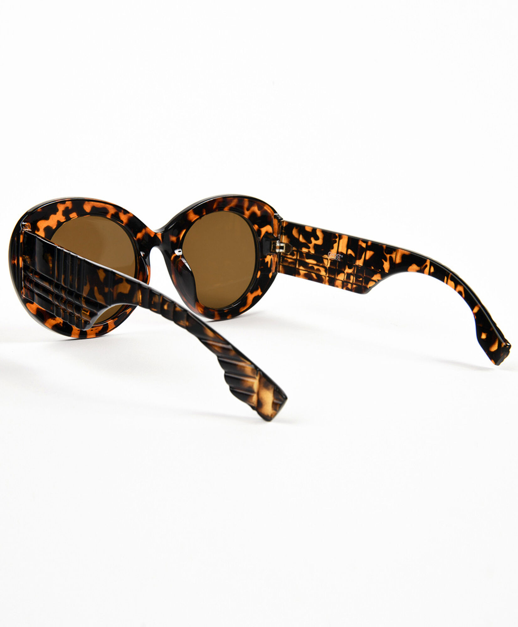 Lentes mujer animal print redondos borde grueso Lentes mujer animal print redondos borde grueso