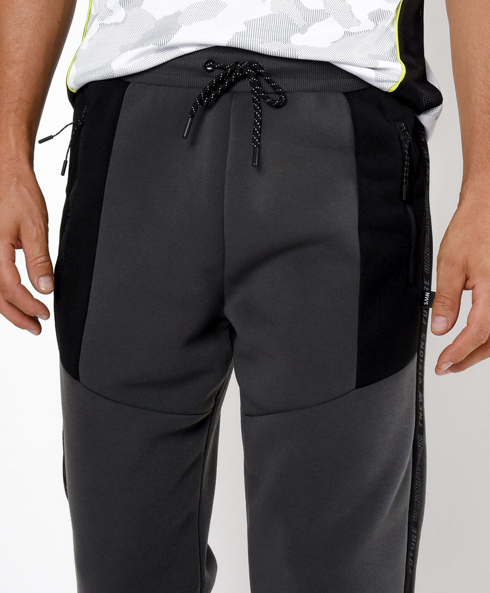 Pantalón de buzo hombre costuras Pantalón de buzo hombre costuras