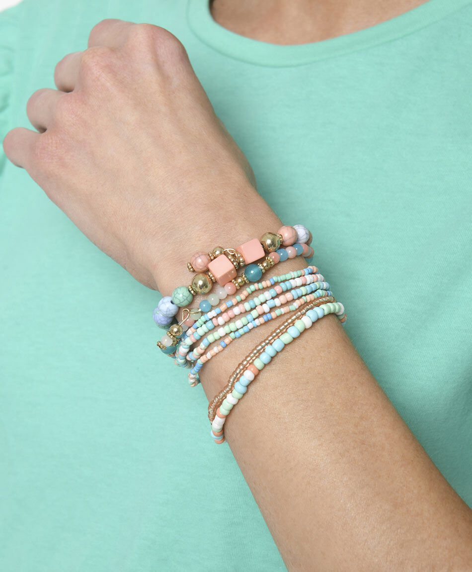 Set 3 pulseras mujer triple