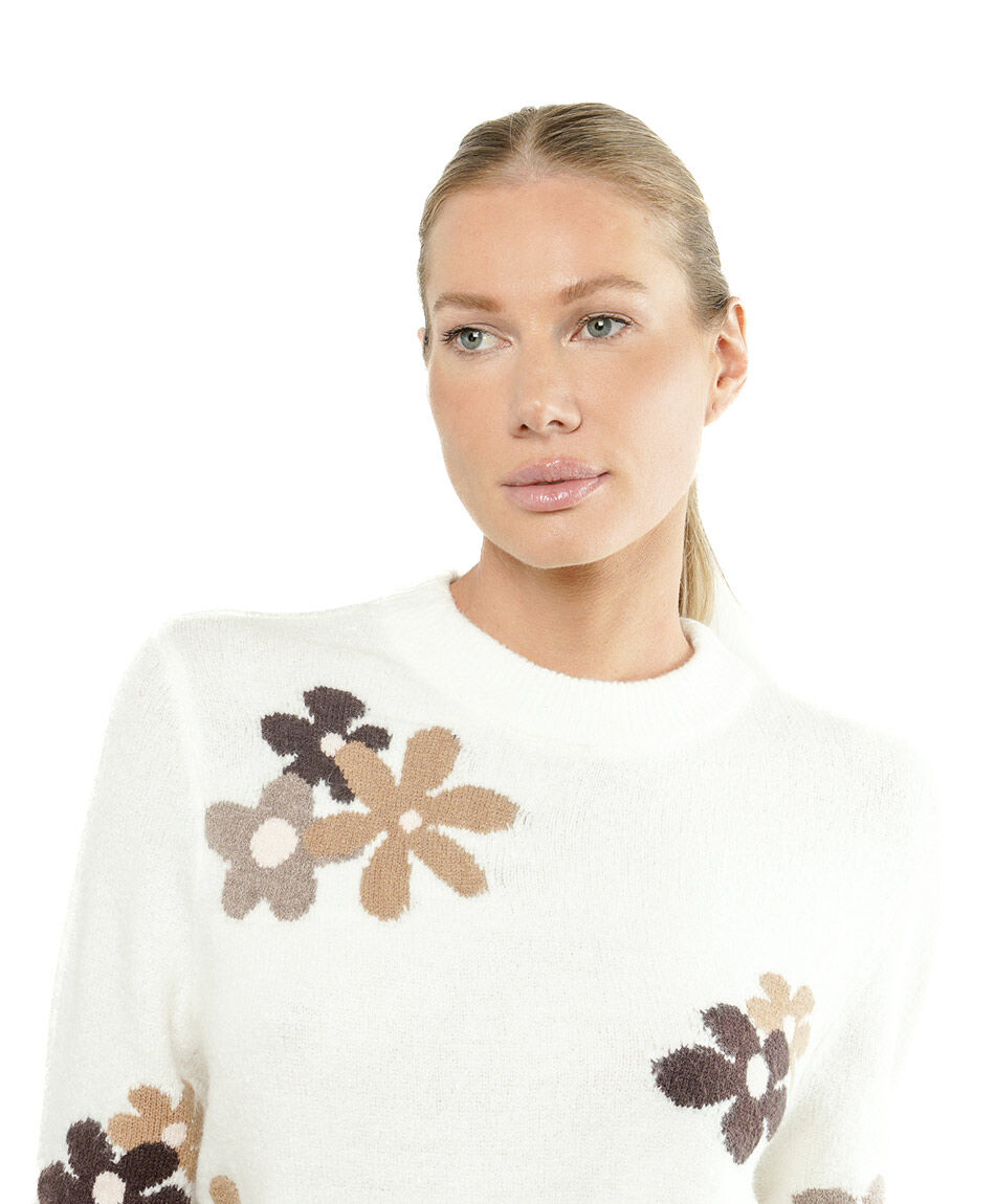Sweater mujer flores