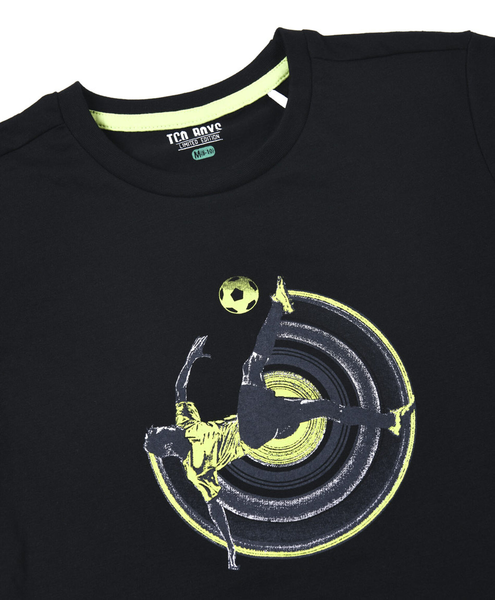 Polera niño fútbol negra Polera niño fútbol negra