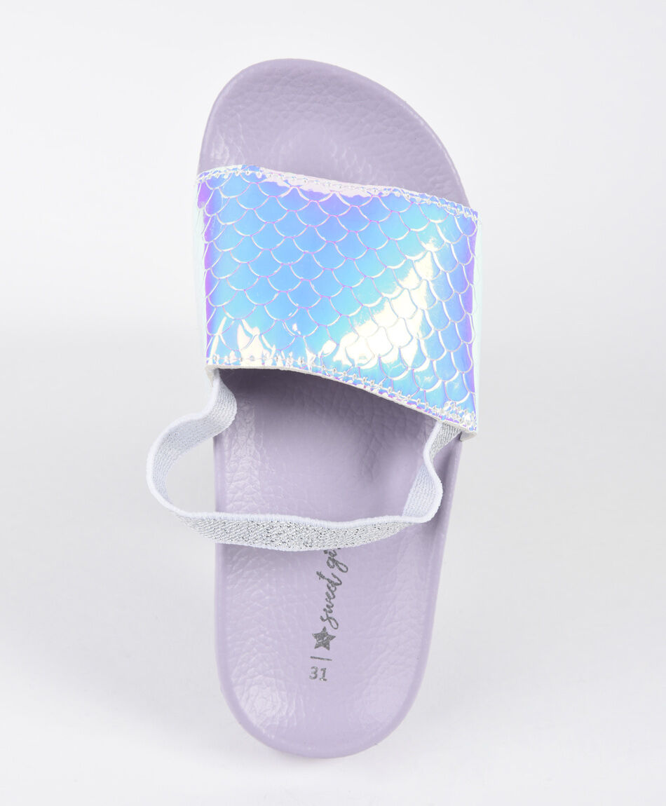Sandalia infantil slide sirena