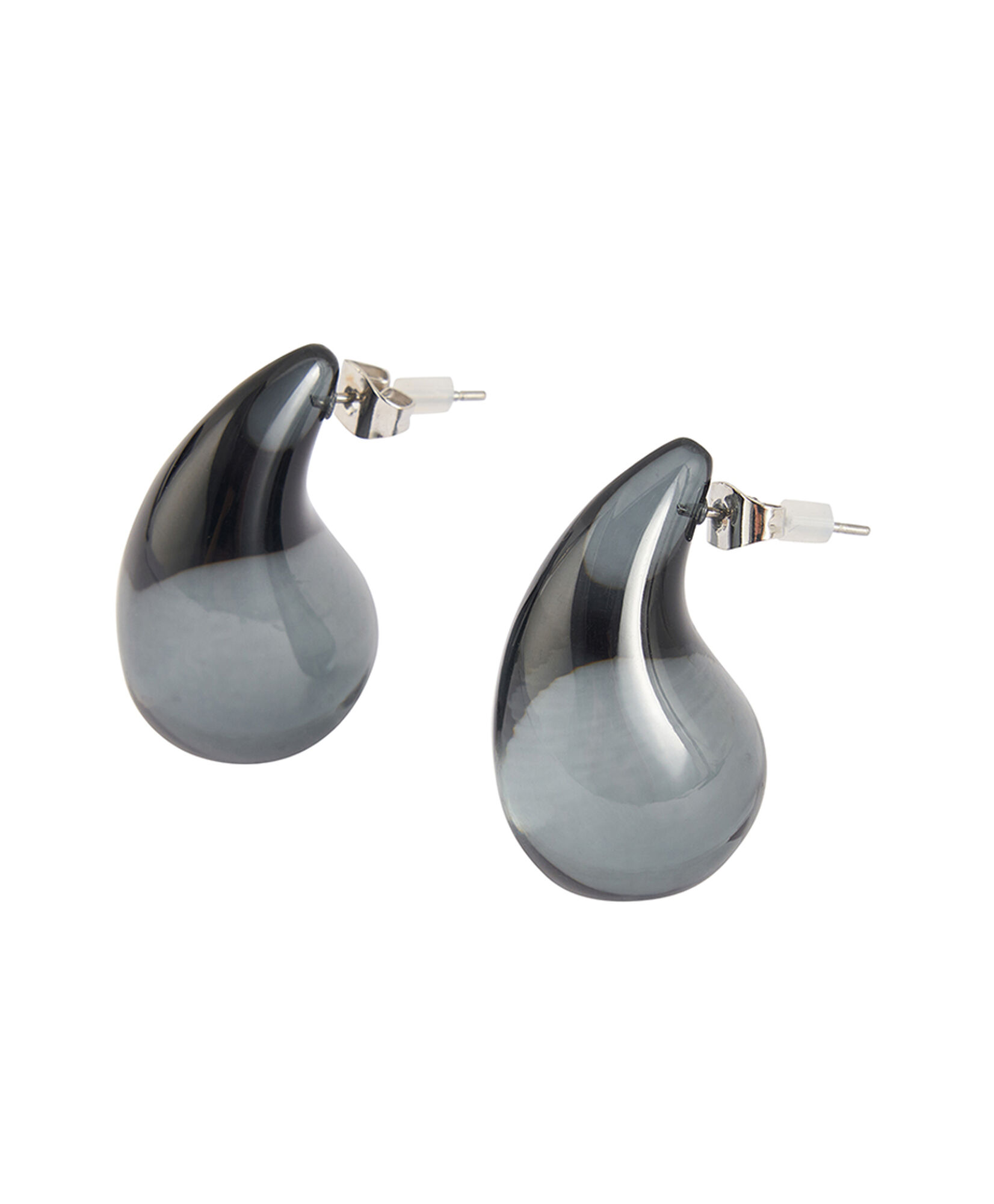 Aros mujer estilo gota black Aros mujer estilo gota black