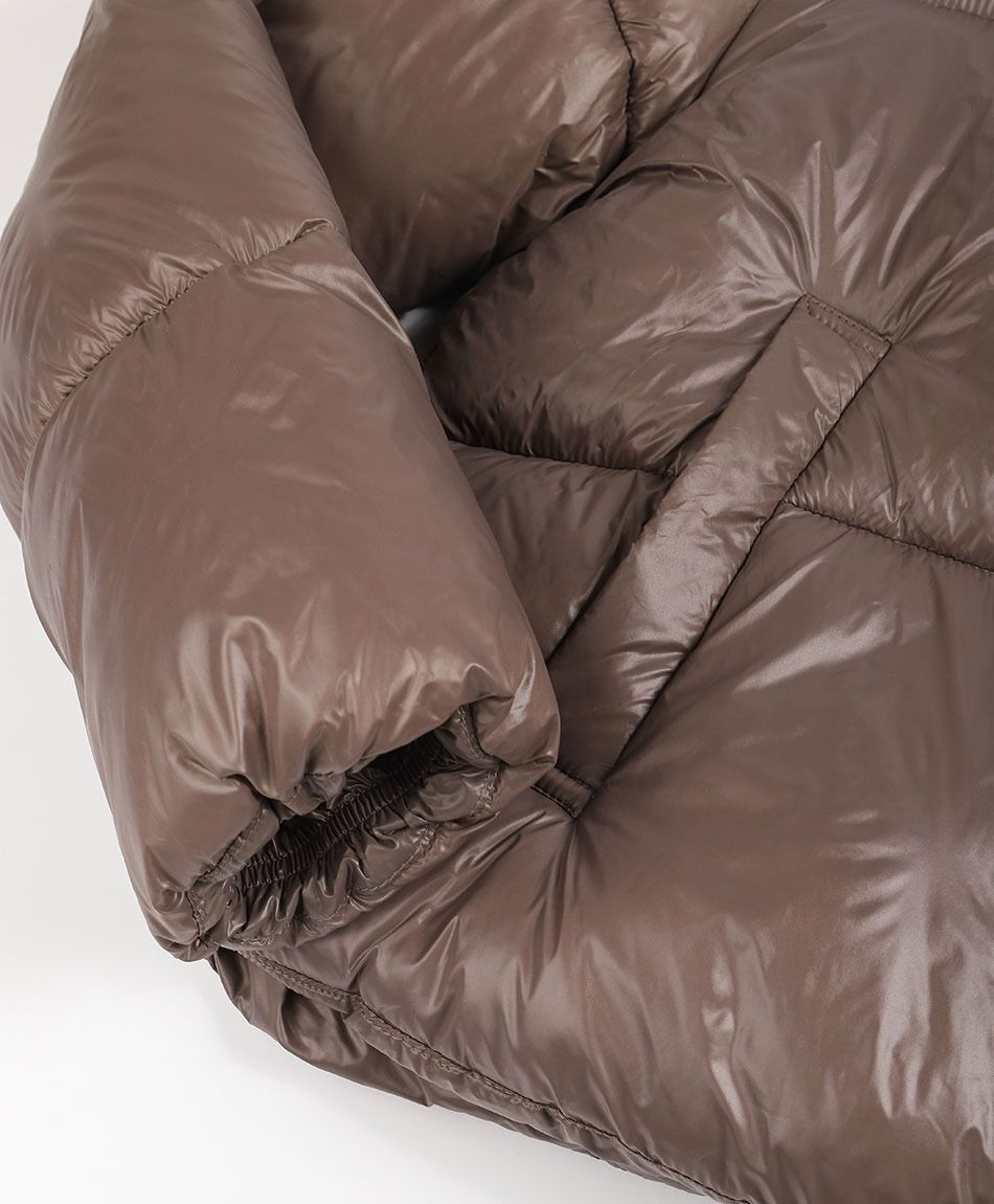 Parka deportiva mujer puffa brown