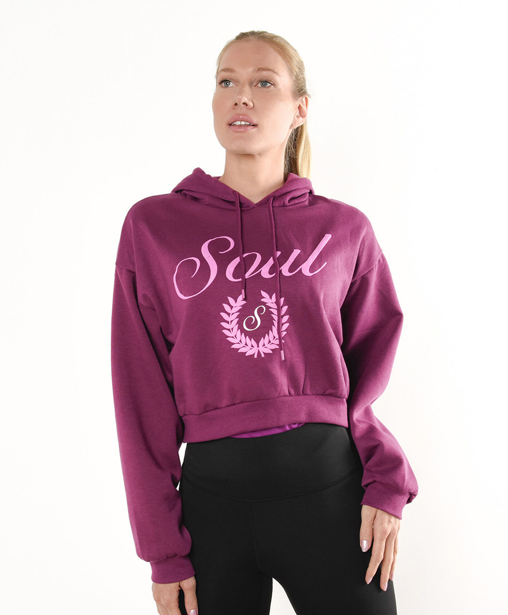 Polerón deportivo mujer soul crop Polerón deportivo mujer soul crop