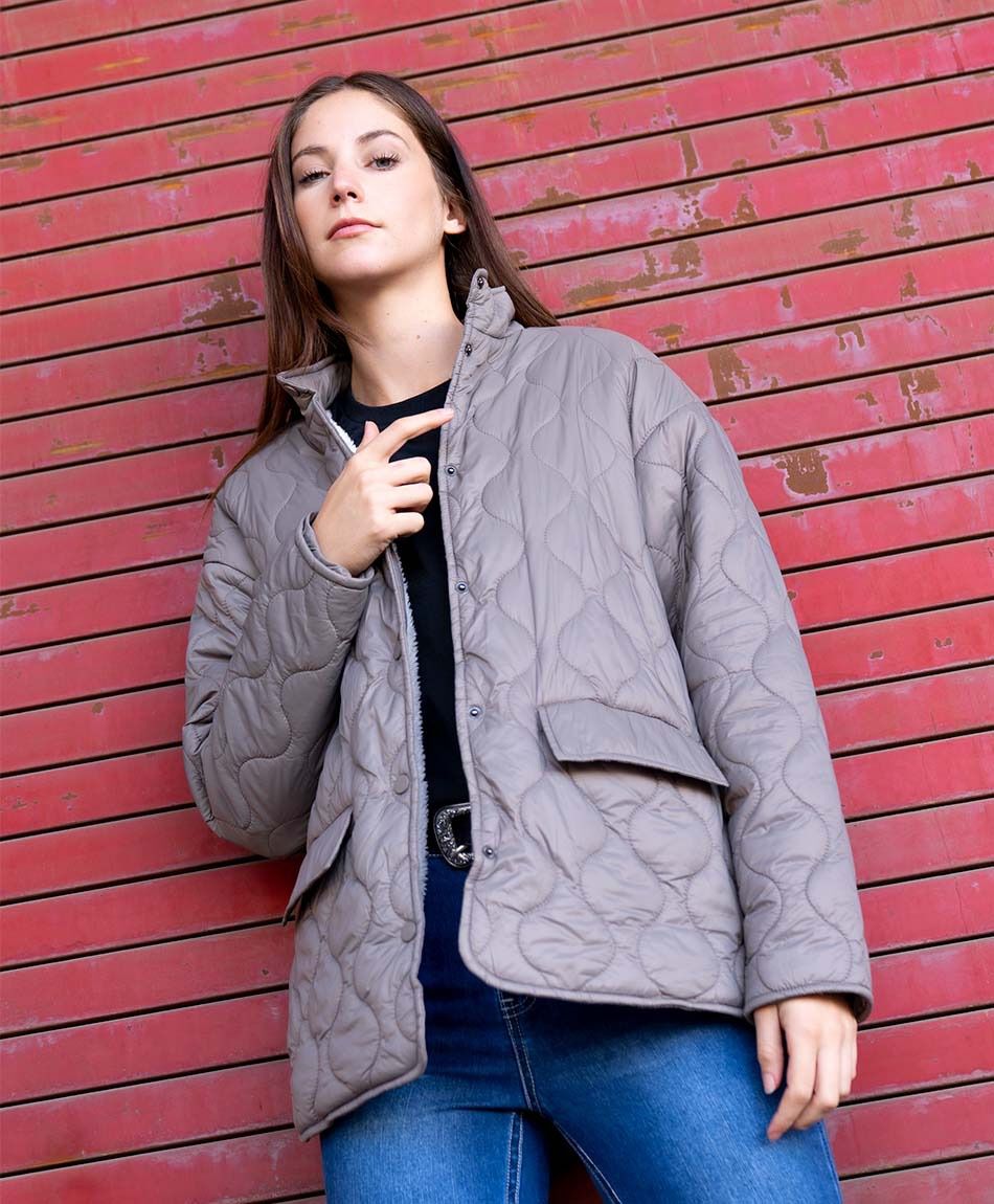 Parka mujer acolchada forrada