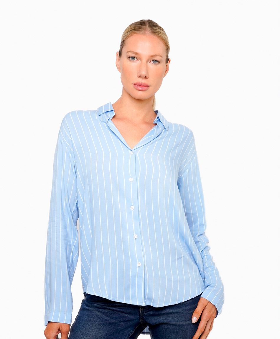 Blusa mujer rayas elegantes