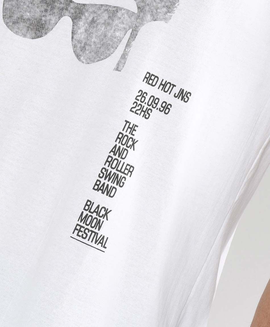 Polera hombre rostro con lentes