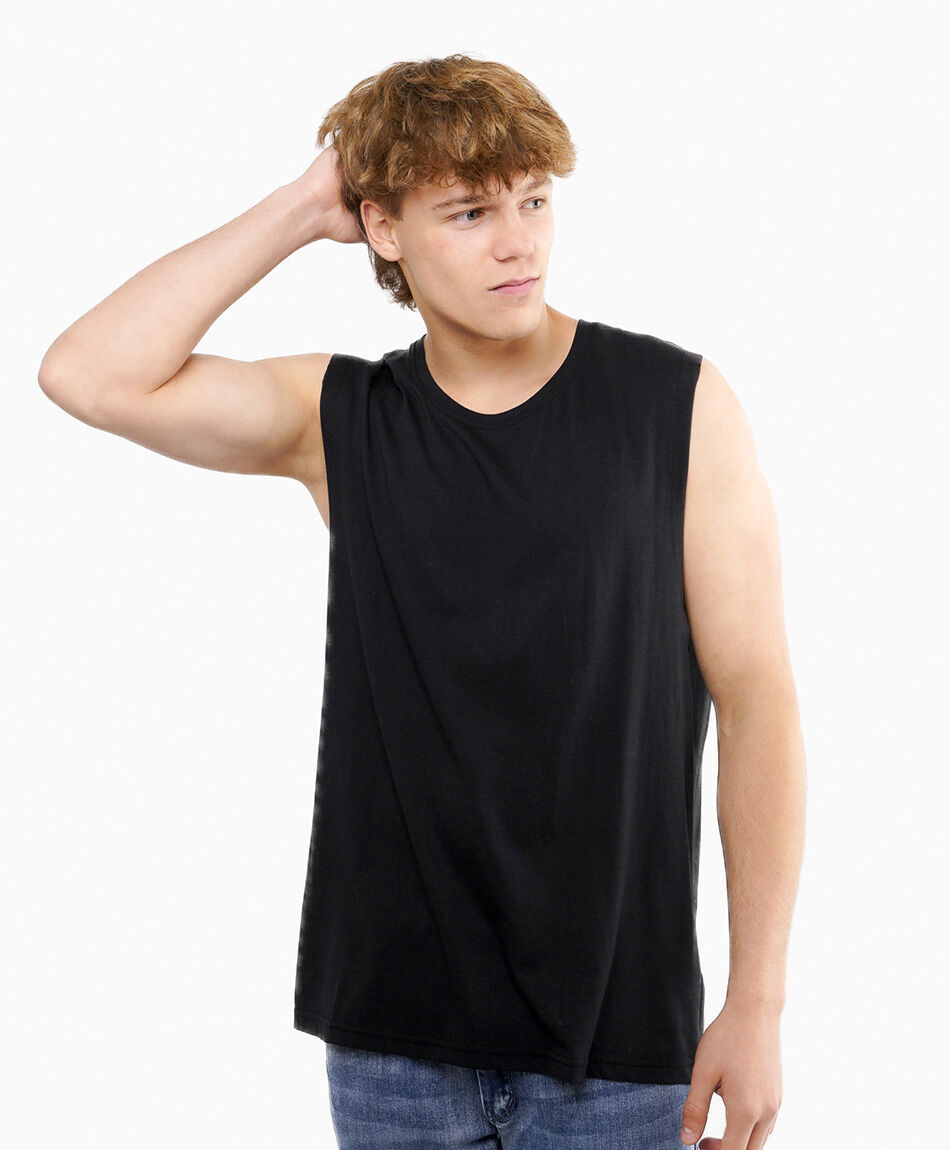 Polera hombre surf black