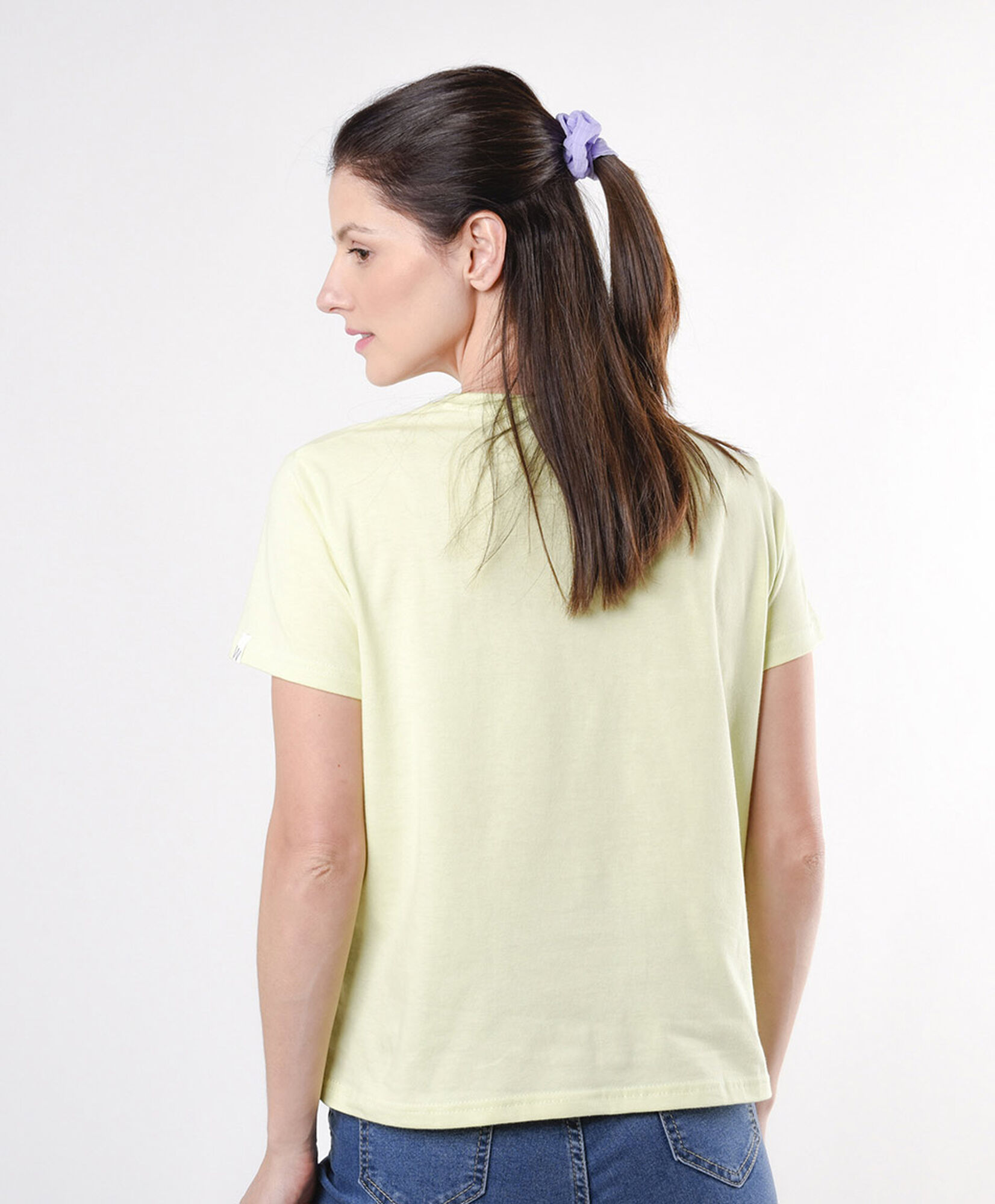 Polera mujer estampado sustentable Polera mujer estampado sustentable