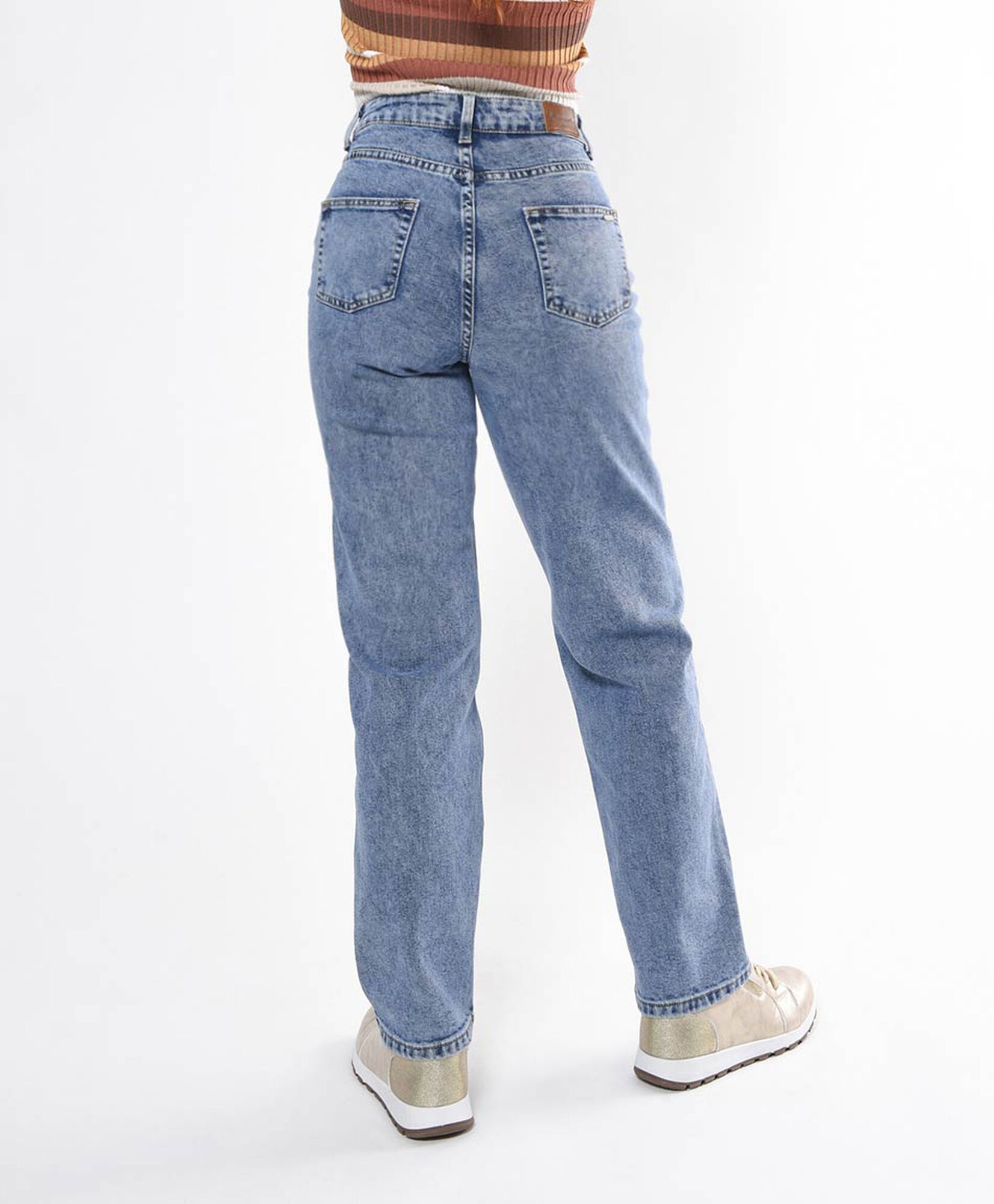 Jeans mujer jaspeado moms Jeans mujer jaspeado moms