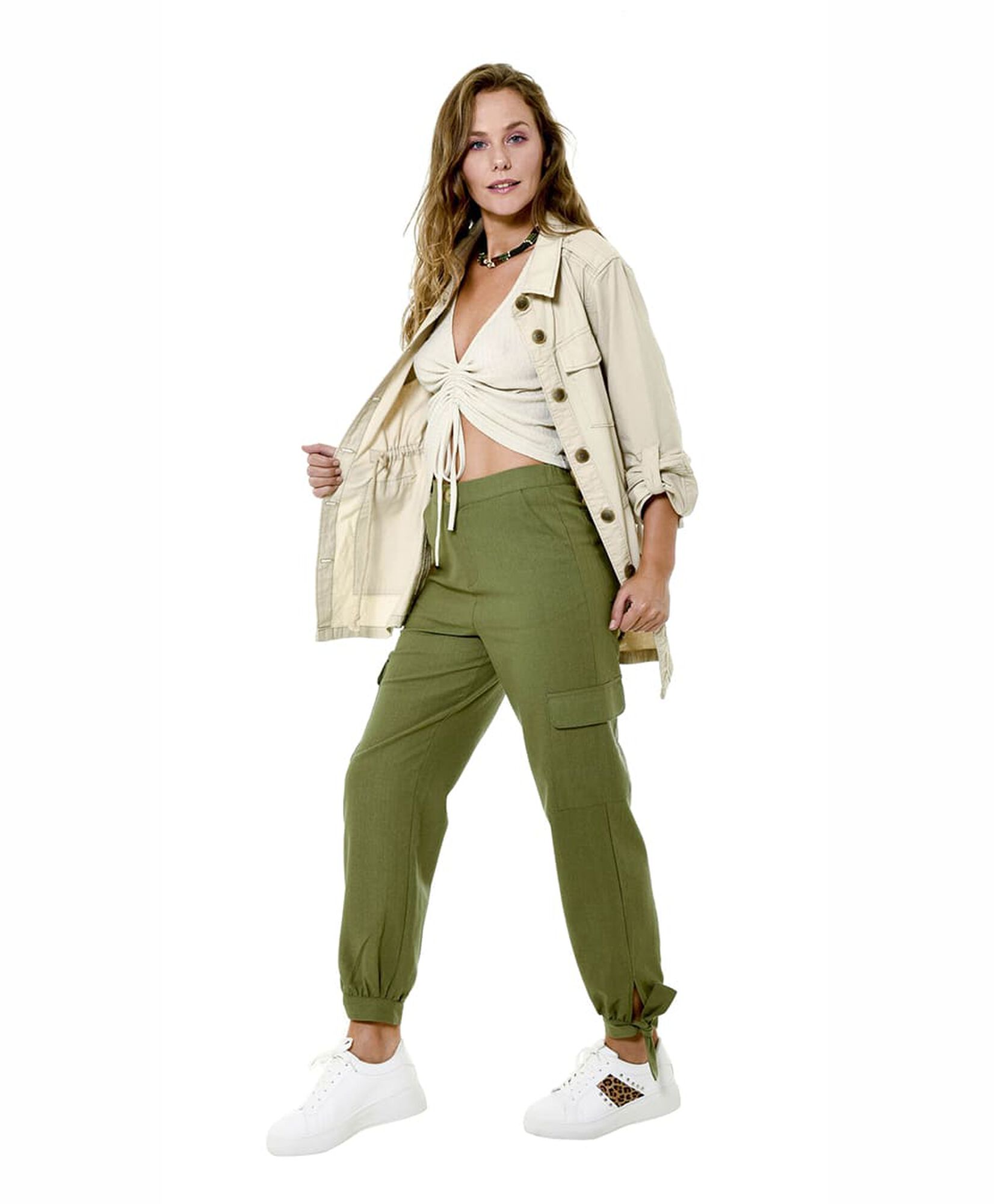 Chaqueta safari bolsillos Chaqueta safari bolsillos
