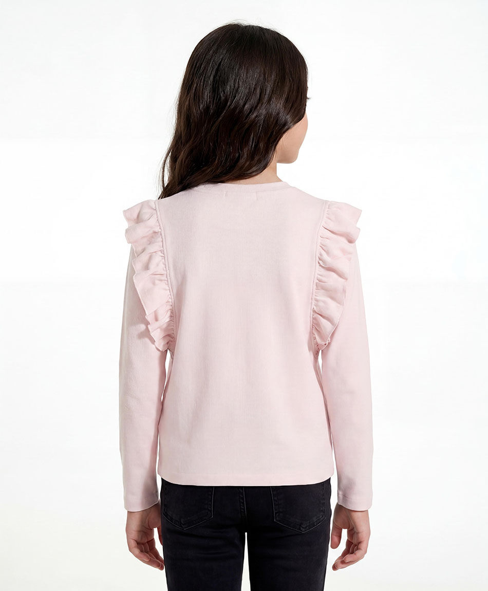 Polera ni&ntilde;a manga larga moda