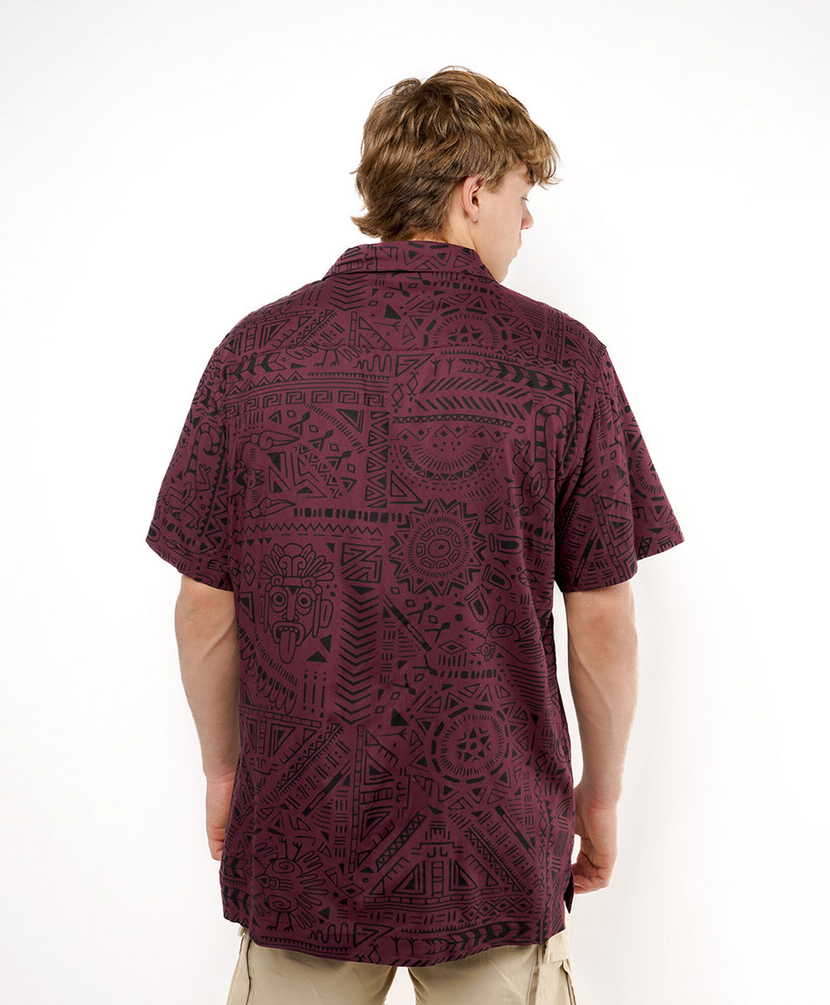 Camisa hombre casual diseño jeroglífico Camisa hombre casual diseño jeroglífico
