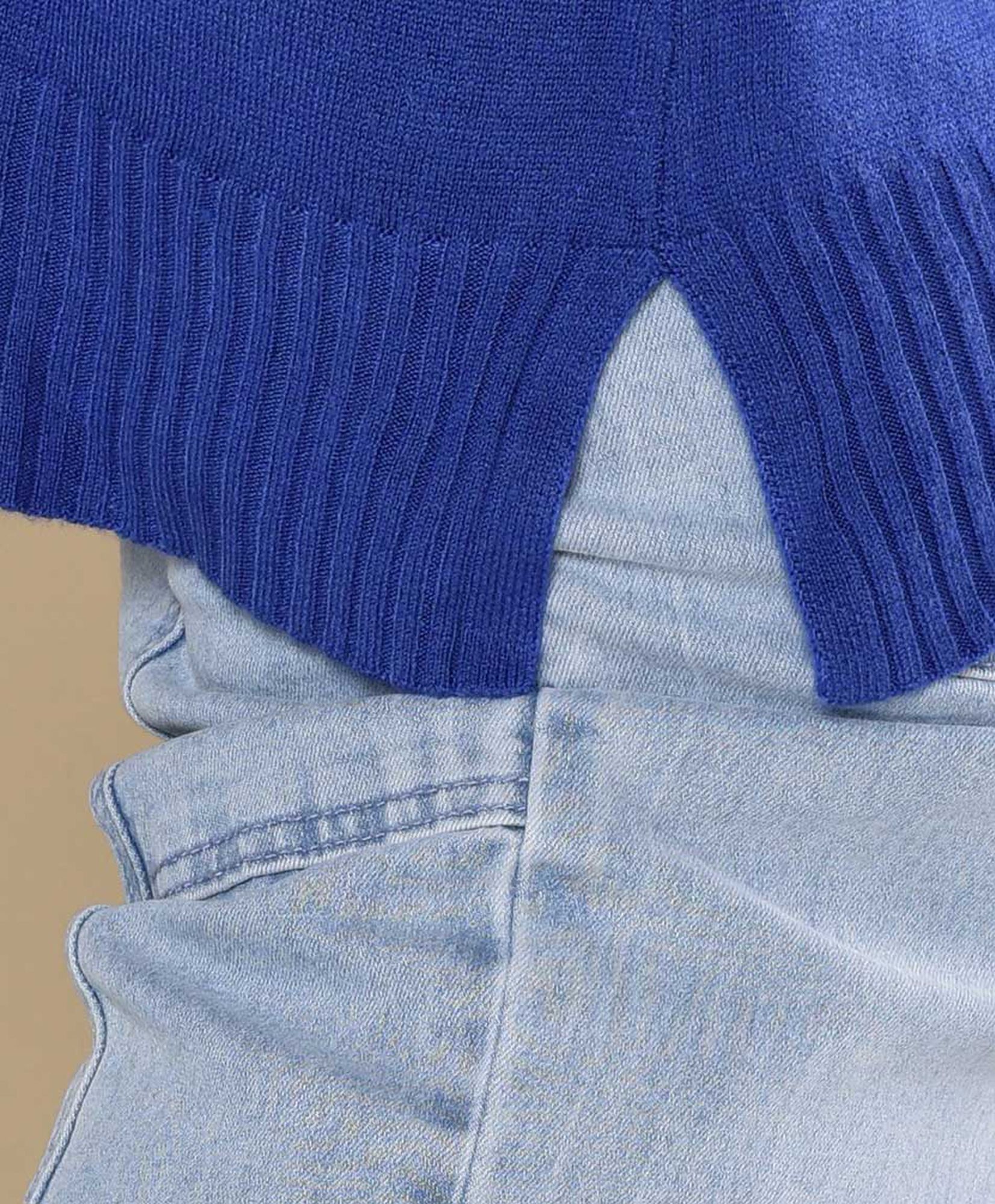 Sweater mujer pretina acanalada Sweater mujer pretina acanalada