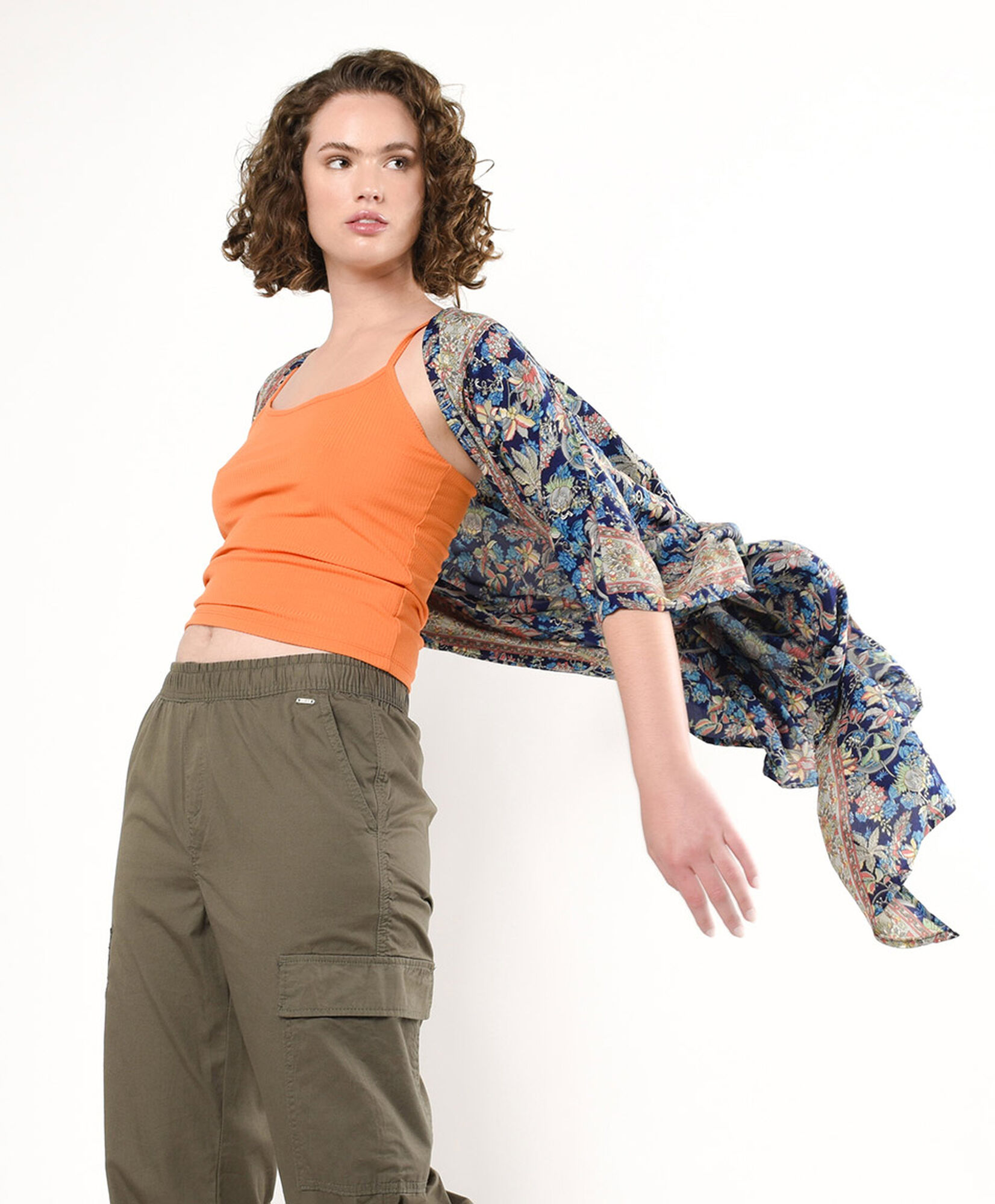 Kimono mujer print floreado Kimono mujer print floreado