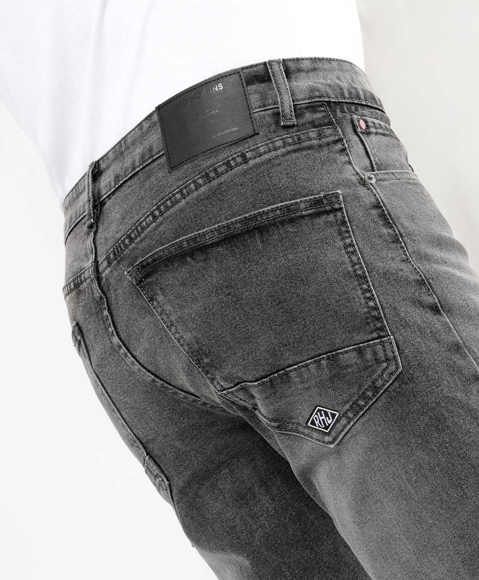 Jeans hombre gris desgastado super skinny fit Jeans hombre gris desgastado super skinny fit