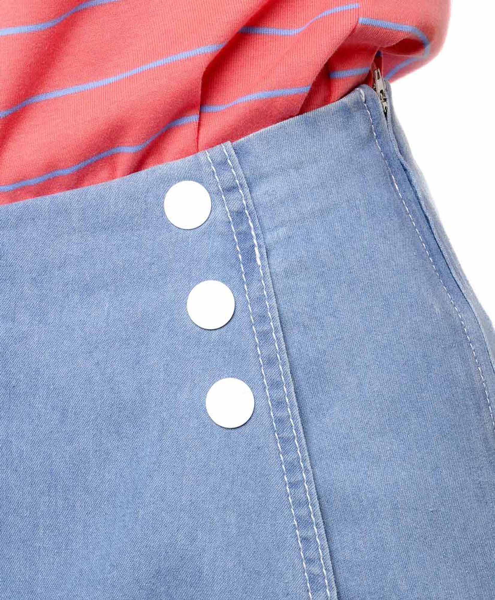 Short mujer falda tencel botones Short mujer falda tencel botones