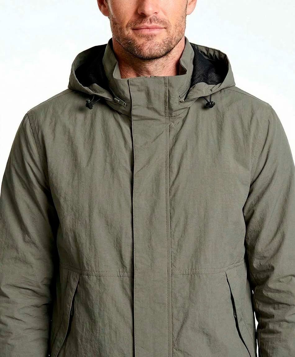 Cortaviento hombre con gorro