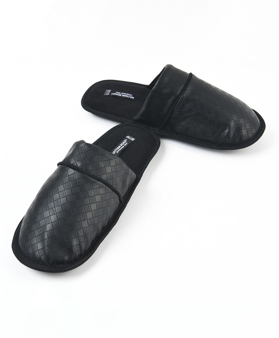 Pantufla hombre rombos