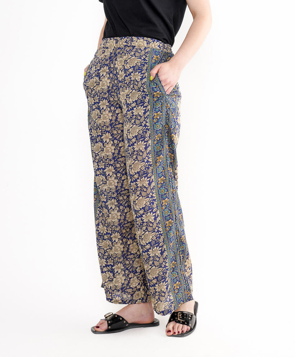 Pantal&oacute;n mujer contraste