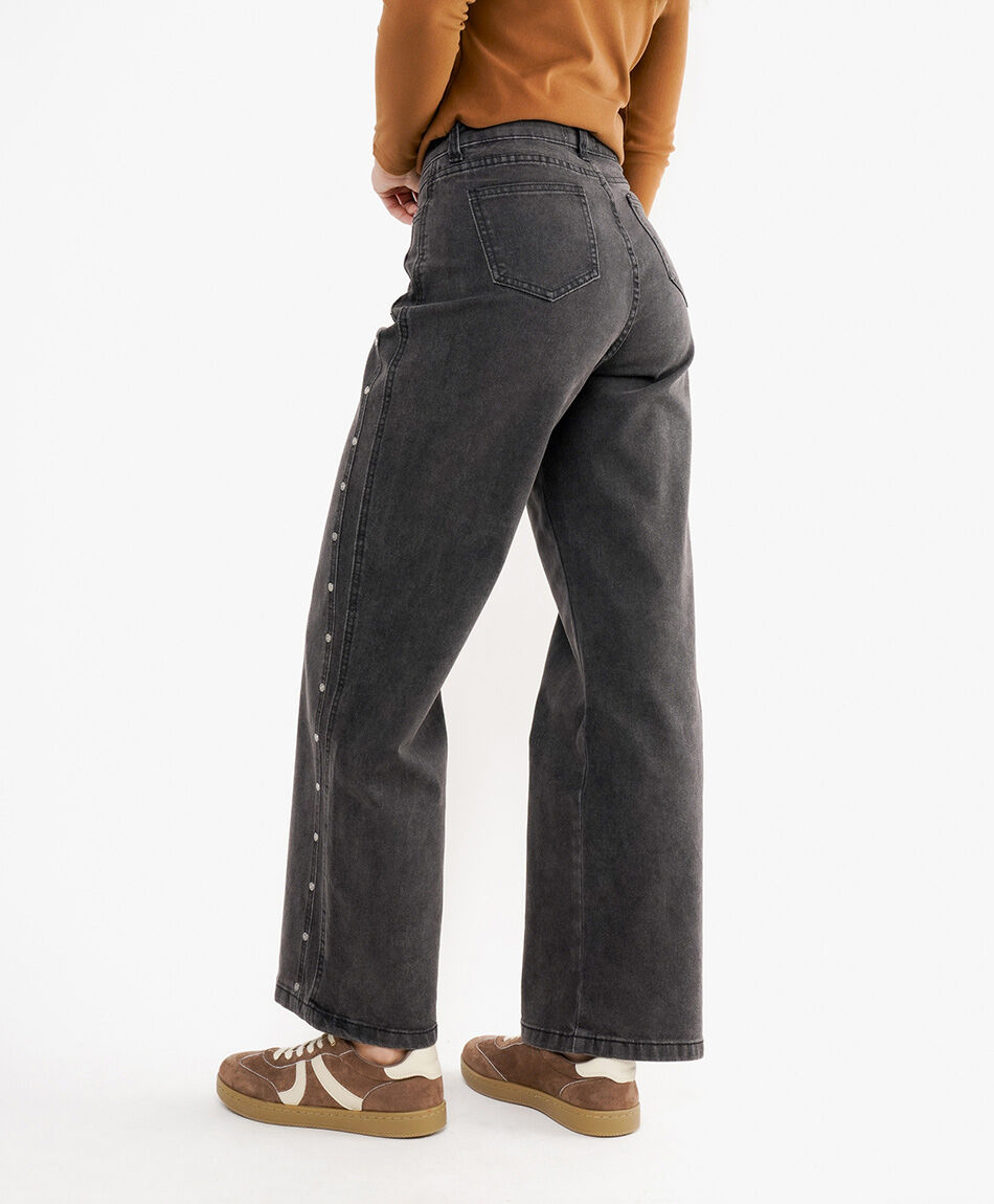 Jeans mujer flare dark