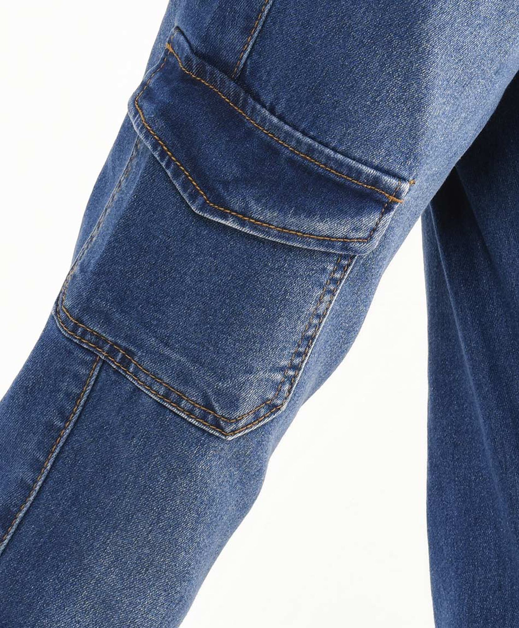 Jeans mujer cargo pretina ancha Jeans mujer cargo pretina ancha