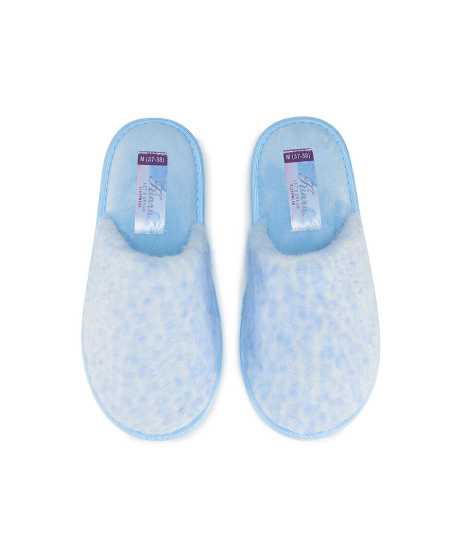 Pantufla mujer animal print