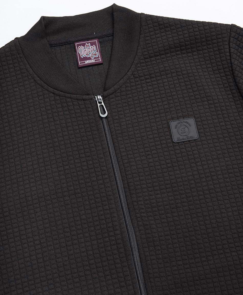 Chaqueta hombre bomber negra