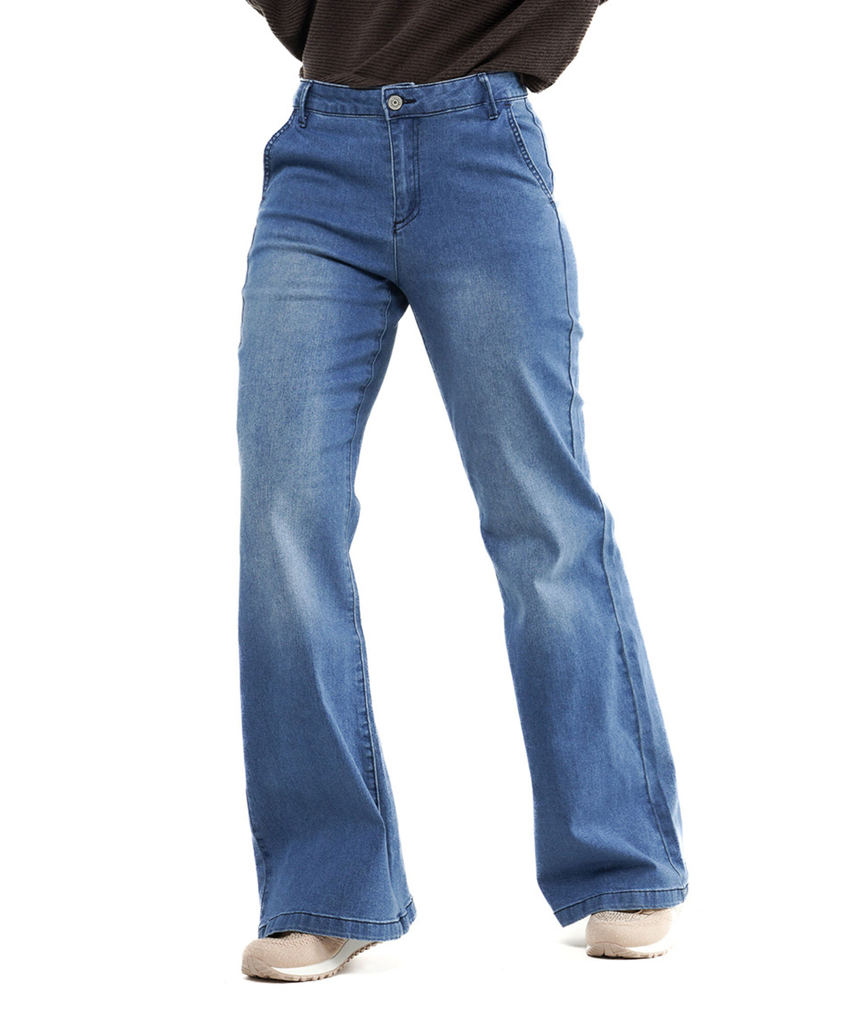 Jeans mujer bolsillo lateral wide Jeans mujer bolsillo lateral wide