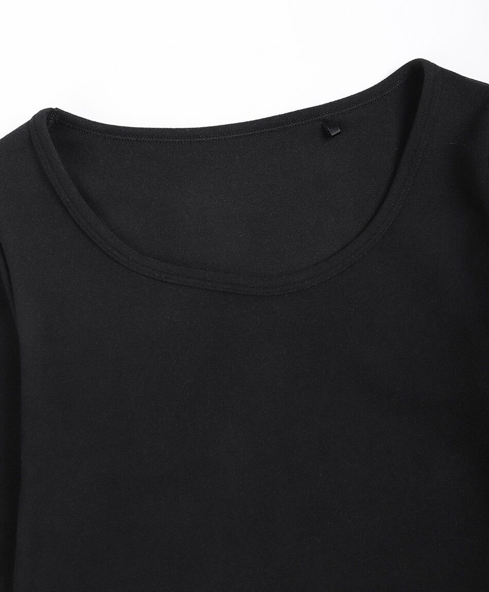 Camiseta mujer lisa termica black