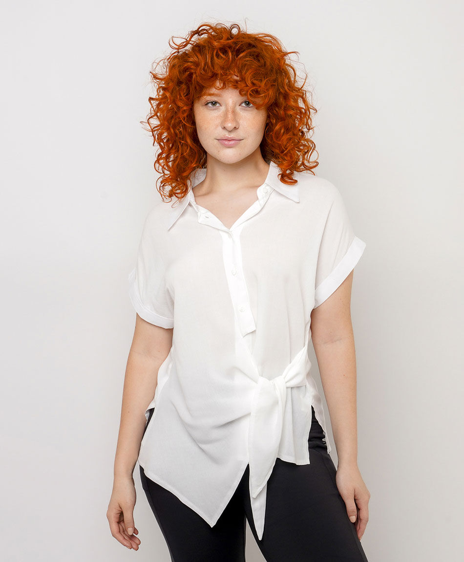 Blusa mujer modelo mo&ntilde;o white