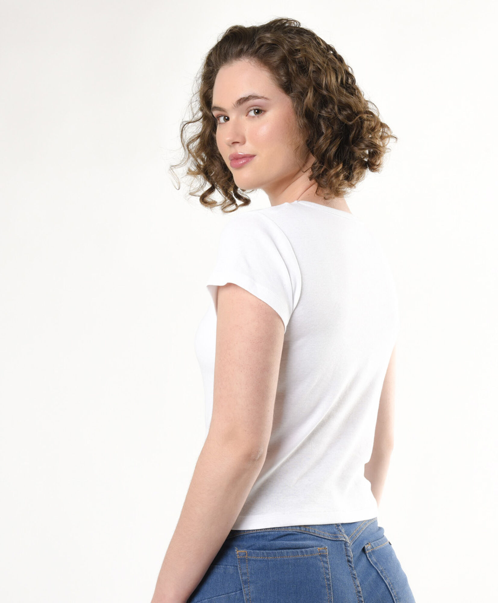 Polera mujer estampado coctel Polera mujer estampado coctel