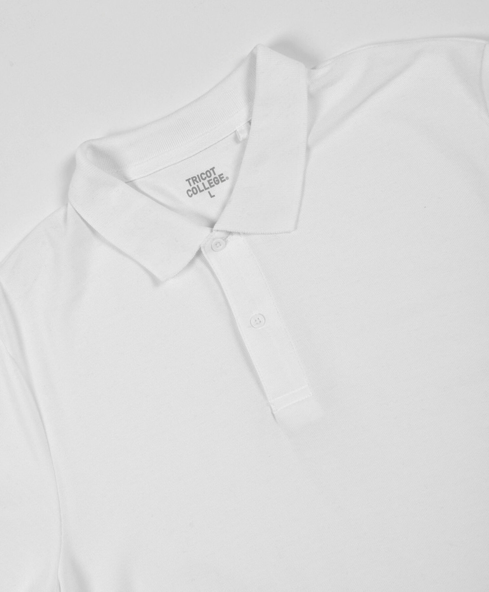 Polera escolar blanca botones Polera escolar blanca botones