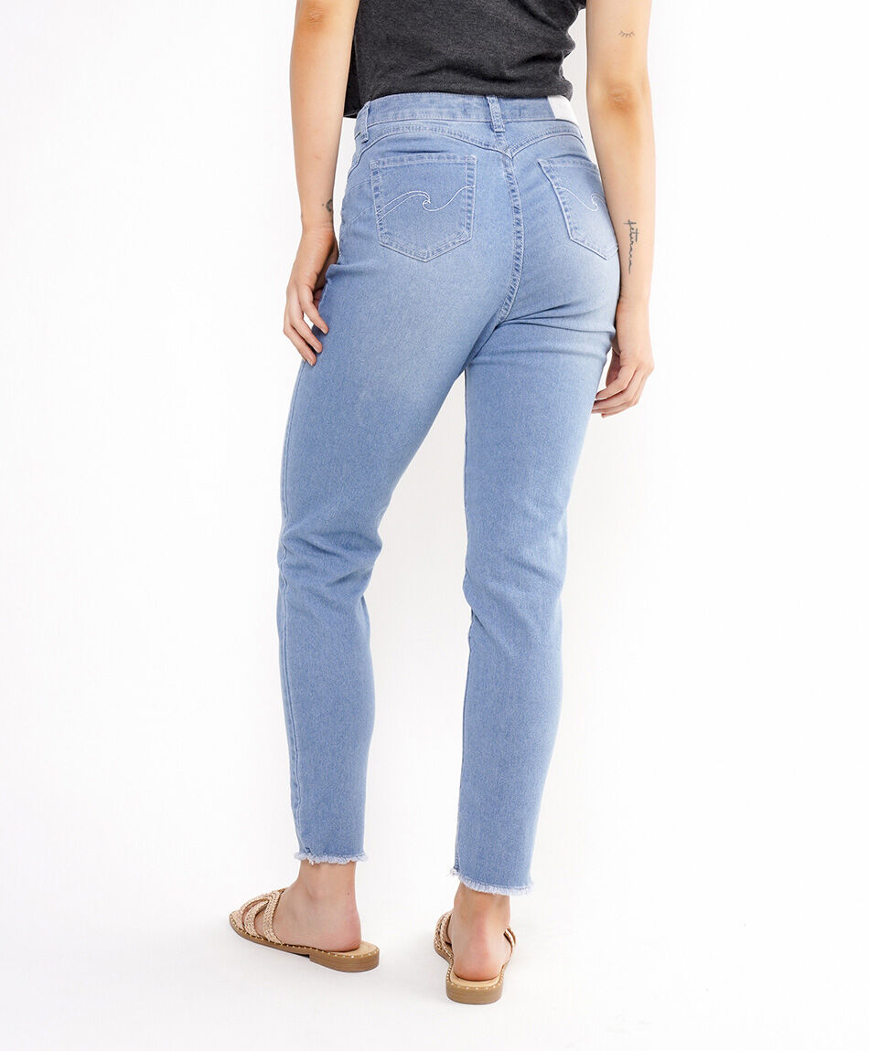 Jeans mujer liso skinny fit