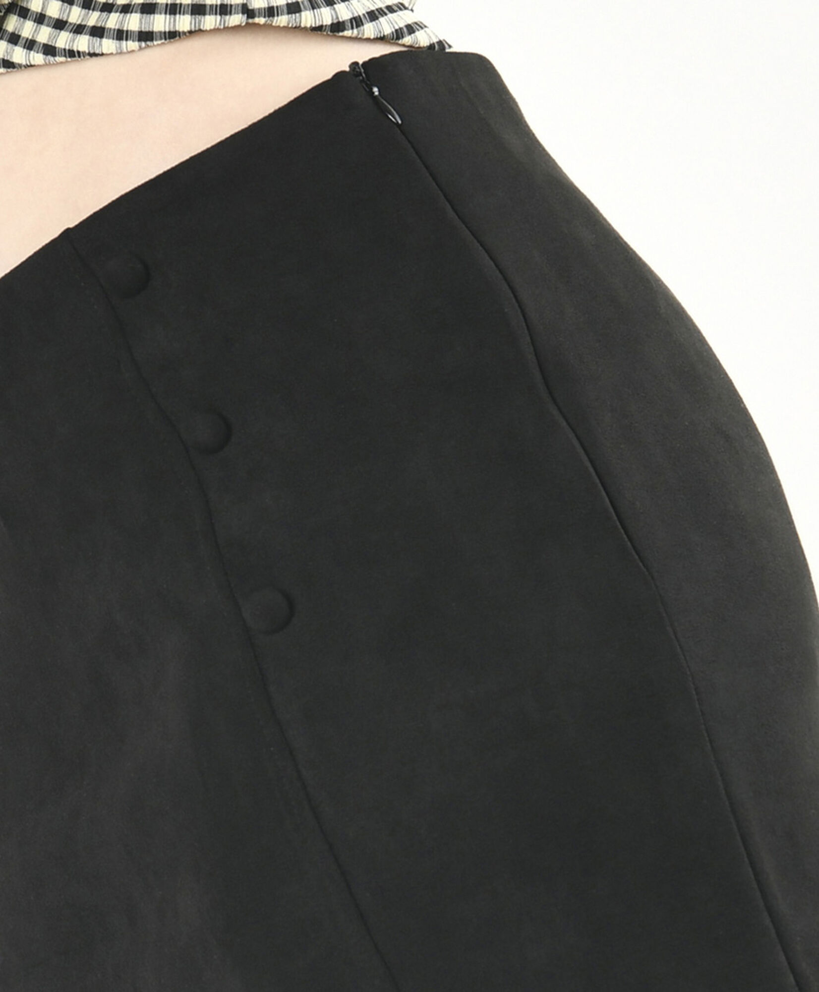 Mini falda mujer suede negro Mini falda mujer suede negro