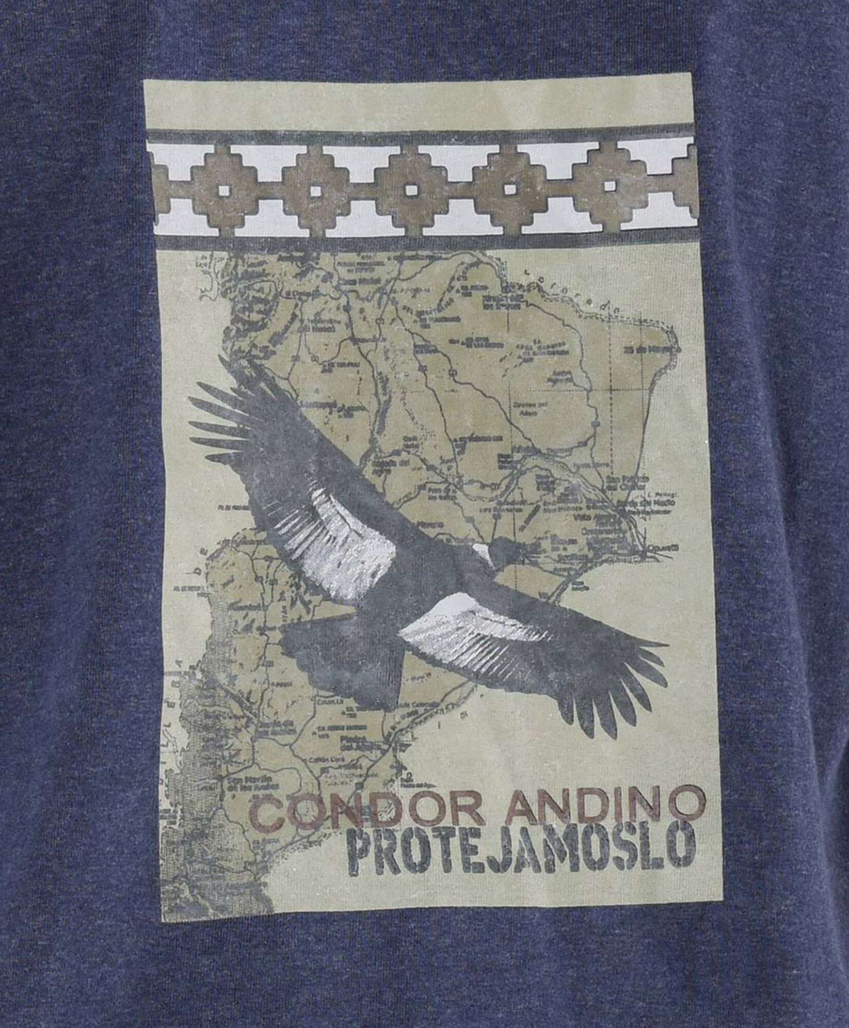 Polera hombre estampado condor Polera hombre estampado condor